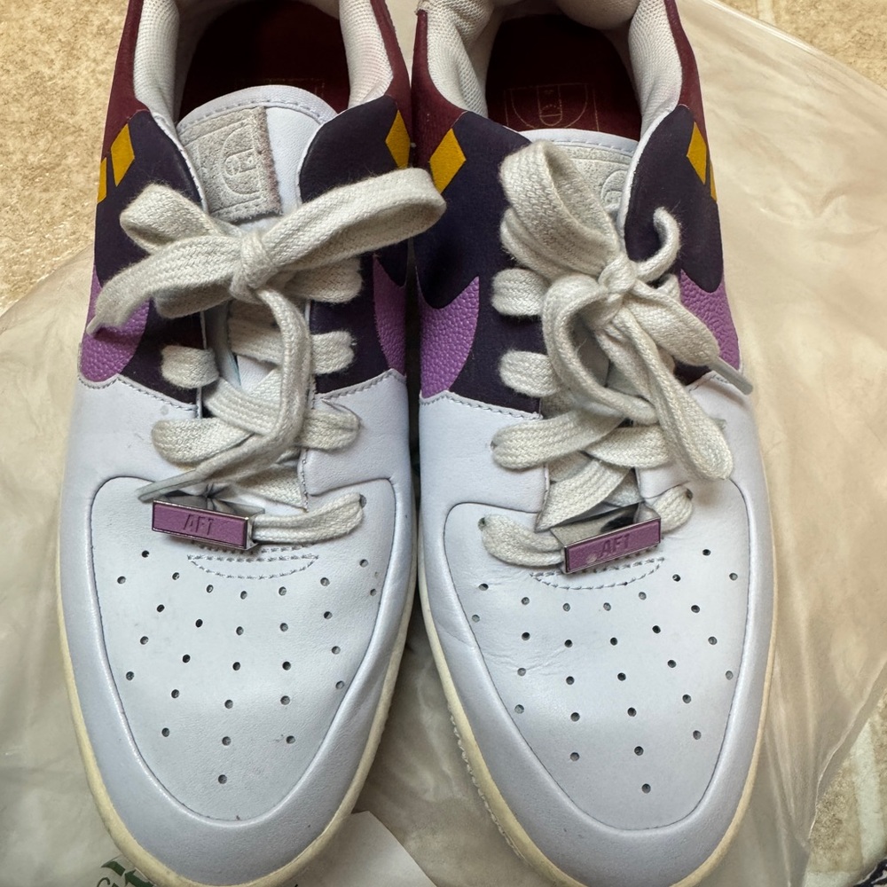 Nike Air Force 1 Sage Low LX Grey Dark Orchid BV1976-003 Women's Size 6.5
